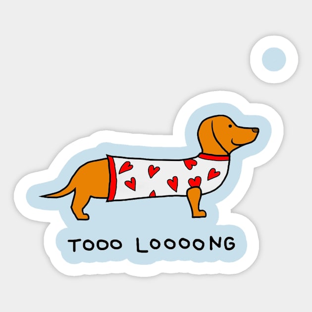 Dachshund Sticker by DarkoRikalo86